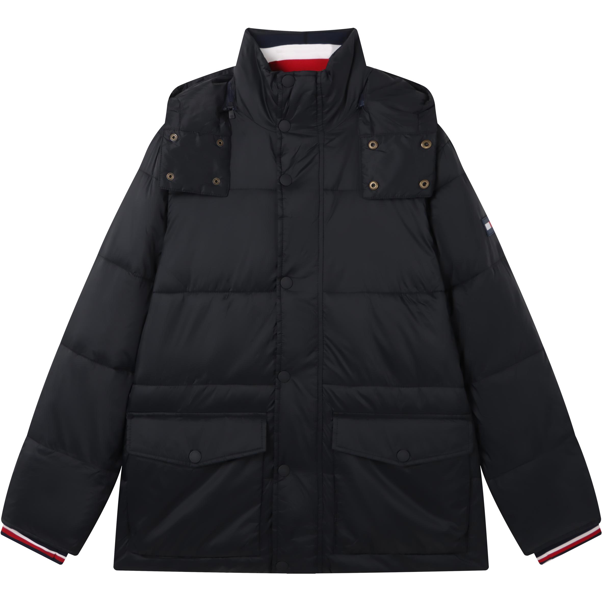 Tommy Hilfiger Пуховик мужской черный, Black
Tommy Hilfiger Пуховик мужской черный, Black