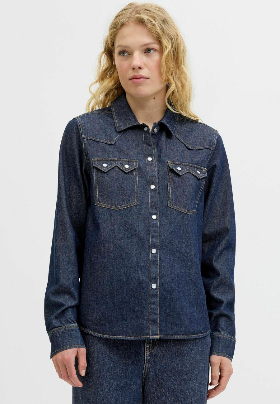 Блуза JJXX JULES, Dark Blue Denim/Dark-Blue Denim
Блуза JJXX JULES, Dark Blue Denim/Dark-Blue Denim