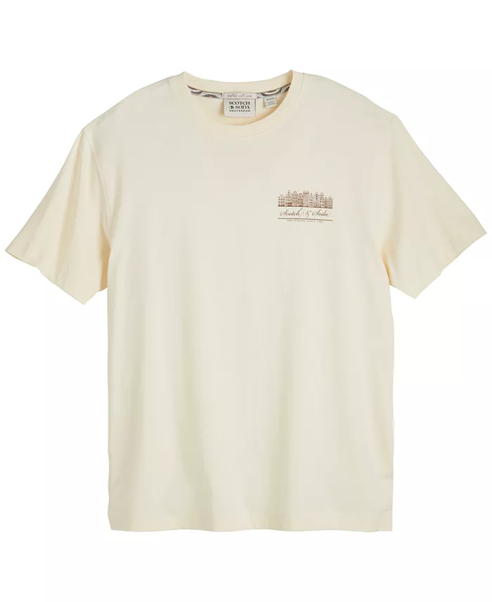 Мужская футболка Amsterdam Graphic с коротким рукавом Scotch & Soda, слоновая кость/кремовый
Мужская футболка Amsterdam Graphic с коротким рукавом Scotch & Soda, слоновая кость/кремовый