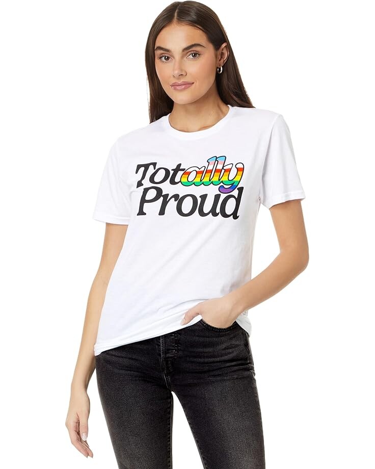 Футболка Unisex The Phluid Project Totally Proud Premium Blend Short Sleeve Tee, белый 
Футболка Unisex The Phluid Project Totally Proud Premium Blend Short Sleeve Tee, белый