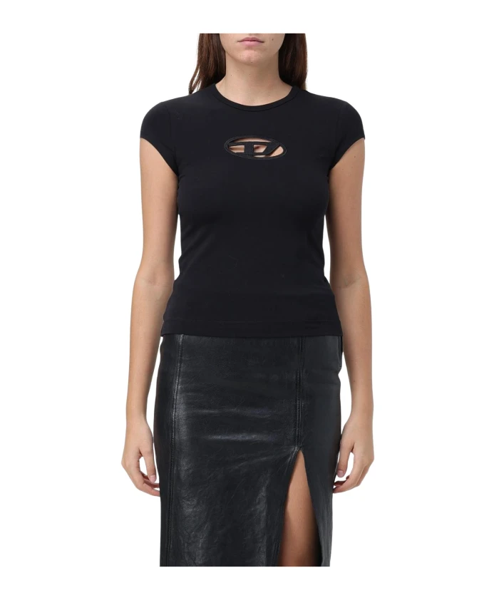 Футболка с овальным вырезом Diesel, черный
Футболка с овальным вырезом Diesel, черный