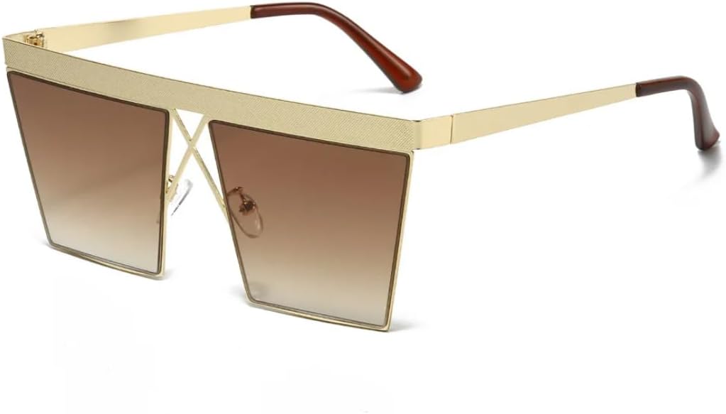 Роскошные солнцезащитные очки с градиентным переходом цвета для женщин, модный дизайн с контрастными цветами, ретро-очки для мужчин с защитой от УФ-излучения UV400 SZVVBKK, Golden Brown
Роскошные солнцезащитные очки с градиентным переходом цвета для женщин, модный дизайн с контрастными цветами, ретро-очки для мужчин с защитой от УФ-излучения UV400 SZVVBKK, Golden Brown