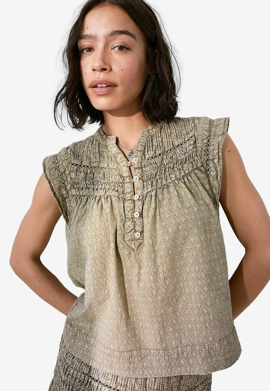 Блуза Next, зеленый
Блуза Next, зеленый