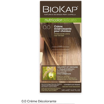 Крем для осветления волос Nutricolor Delicato 0,0 140мл Biokap
Крем для осветления волос Nutricolor Delicato 0,0 140мл Biokap