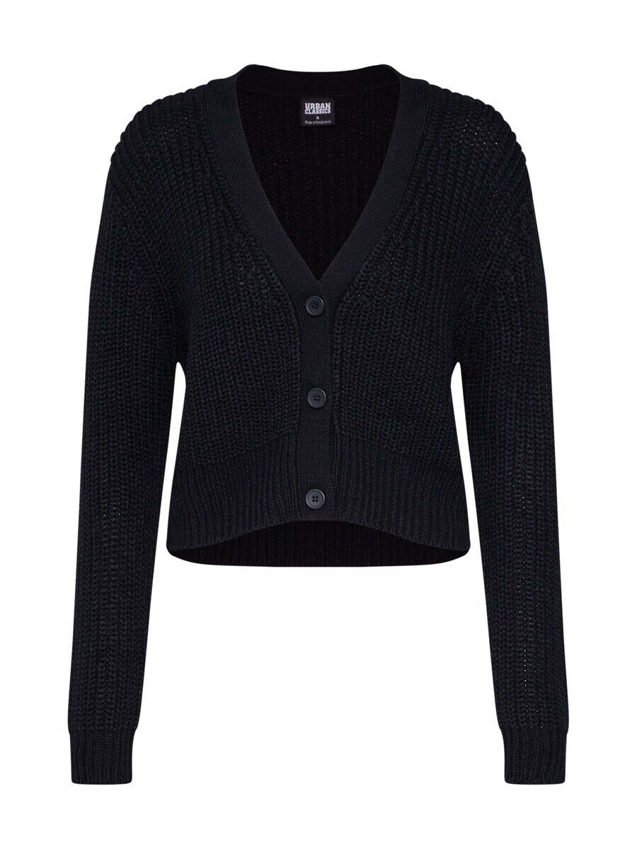 Вязаный кардиган Urban Classics Knit Cardigan, черный 
Вязаный кардиган Urban Classics Knit Cardigan, черный