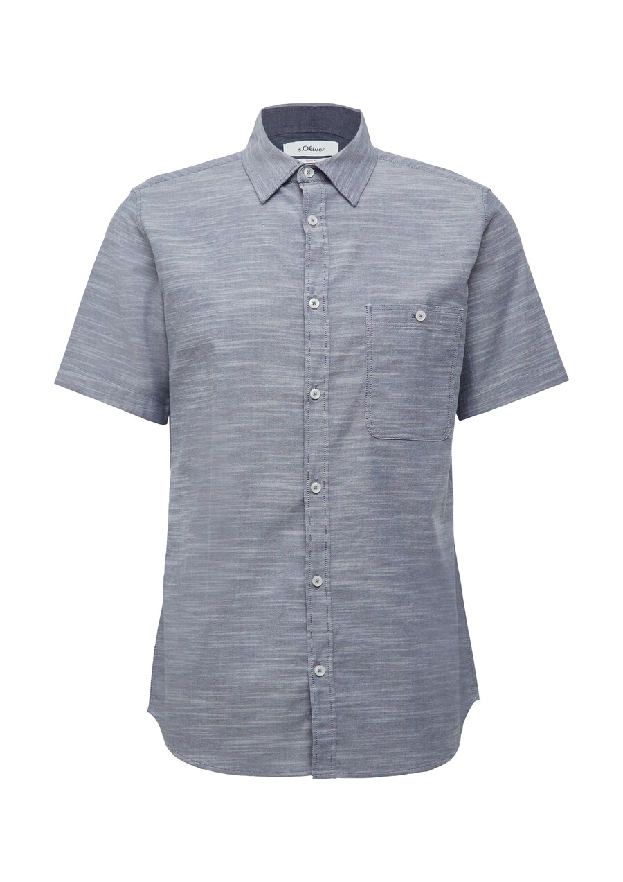 Рубашка Slim Fit на пуговицах s.Oliver, пятнистый синий
Рубашка Slim Fit на пуговицах s.Oliver, пятнистый синий