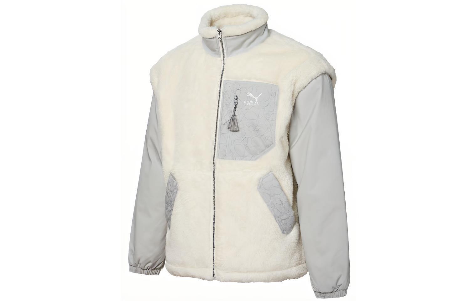 Мужская бархатная куртка Puma, Белый
Мужская бархатная куртка Puma, Белый
