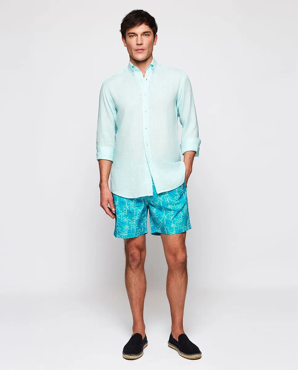 Мужские шорты-бермуды с принтом Mirto, цвет Verde Agua
Мужские шорты-бермуды с принтом Mirto, цвет Verde Agua