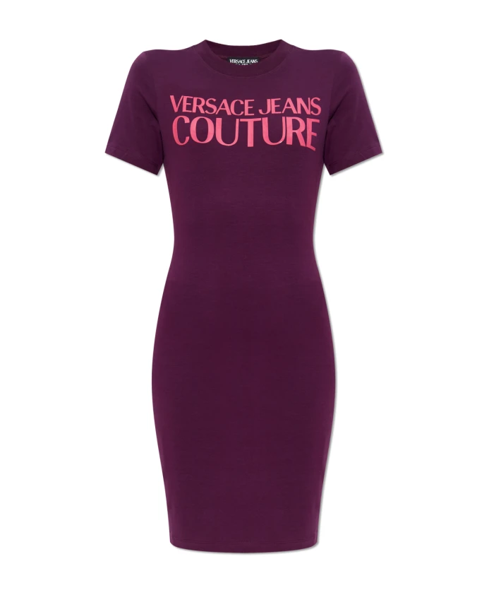Платье с напечатанным логотипом Versace Jeans Couture, фиолетовый
Платье с напечатанным логотипом Versace Jeans Couture, фиолетовый