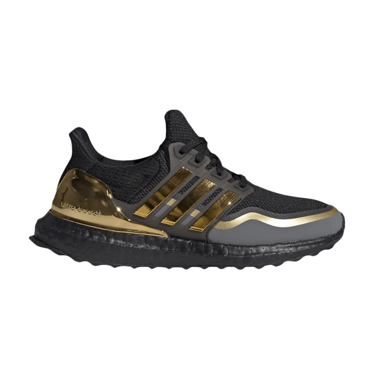 Кроссовки adidas UltraBoost J 'Metallic Gold', черный
Кроссовки adidas UltraBoost J 'Metallic Gold', черный