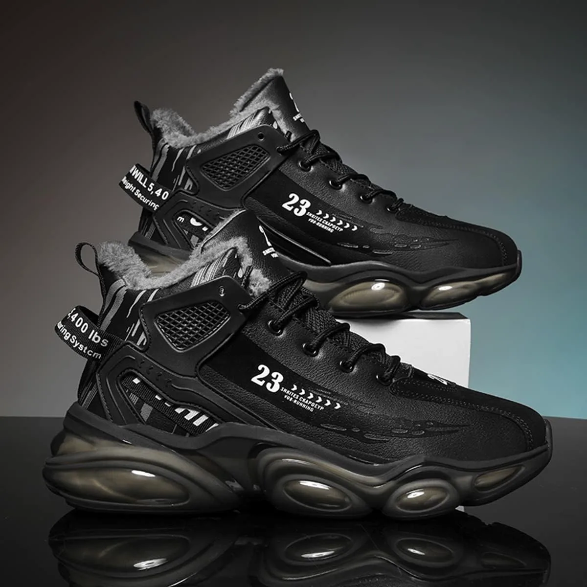 Мужские кроссовки GSIGUL для бега, уличная мода, спортивные повседневные кроссовки, высокие кроссовки для мужчин, черный
Мужские кроссовки GSIGUL для бега, уличная мода, спортивные повседневные кроссовки, высокие кроссовки для мужчин, черный