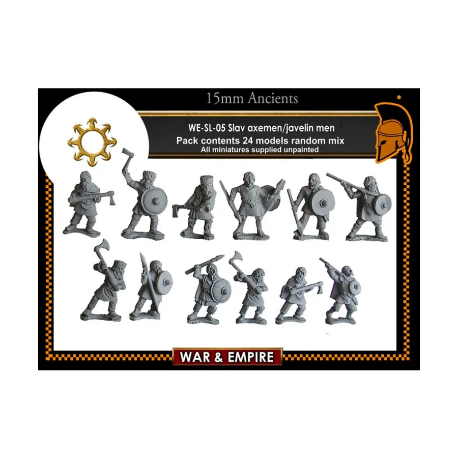 Пехота — люди с копьями и топоры, War & Empire - Dark Ages Miniatures - Slav (15mm) 
Пехота — люди с копьями и топоры, War & Empire - Dark Ages Miniatures - Slav (15mm)