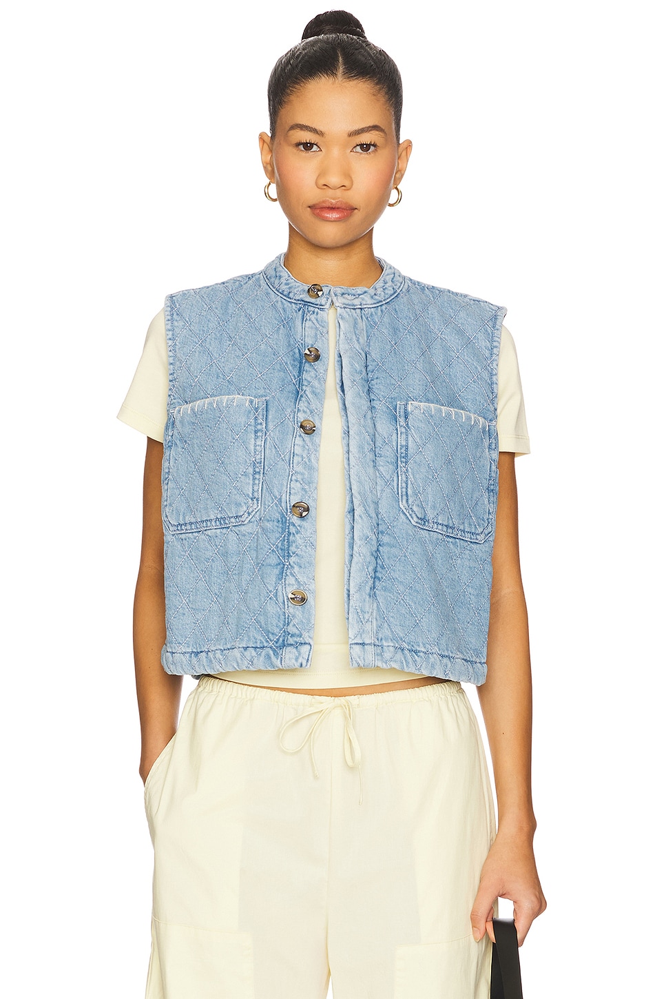 Стеганый жилет pablo Seventy + Mochi, summer sky
Стеганый жилет pablo Seventy + Mochi, summer sky