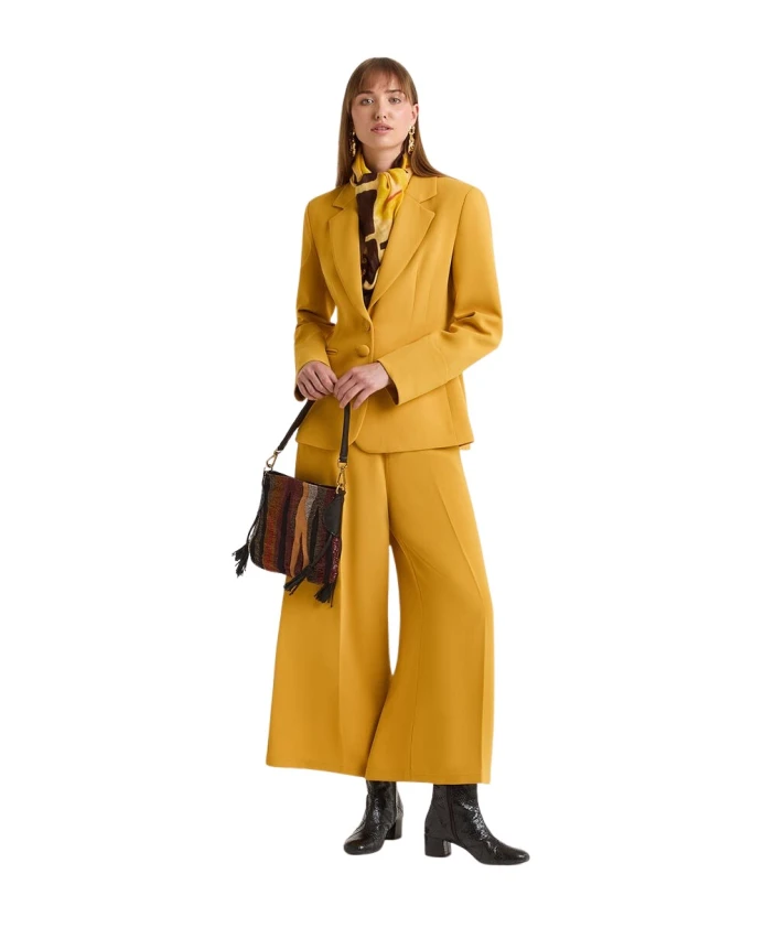 Брюки из крепа Sabl㨠Maliparmi, желтый
Брюки из крепа Sabl㨠Maliparmi, желтый