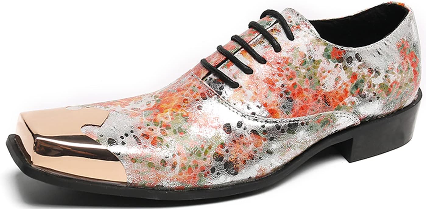 Мужские кожаные дерби Santimon из металла для свадьбы и вечеринок, бизнес и повседневные кожаные туфли, оранжевый
Мужские кожаные дерби Santimon из металла для свадьбы и вечеринок, бизнес и повседневные кожаные туфли, оранжевый