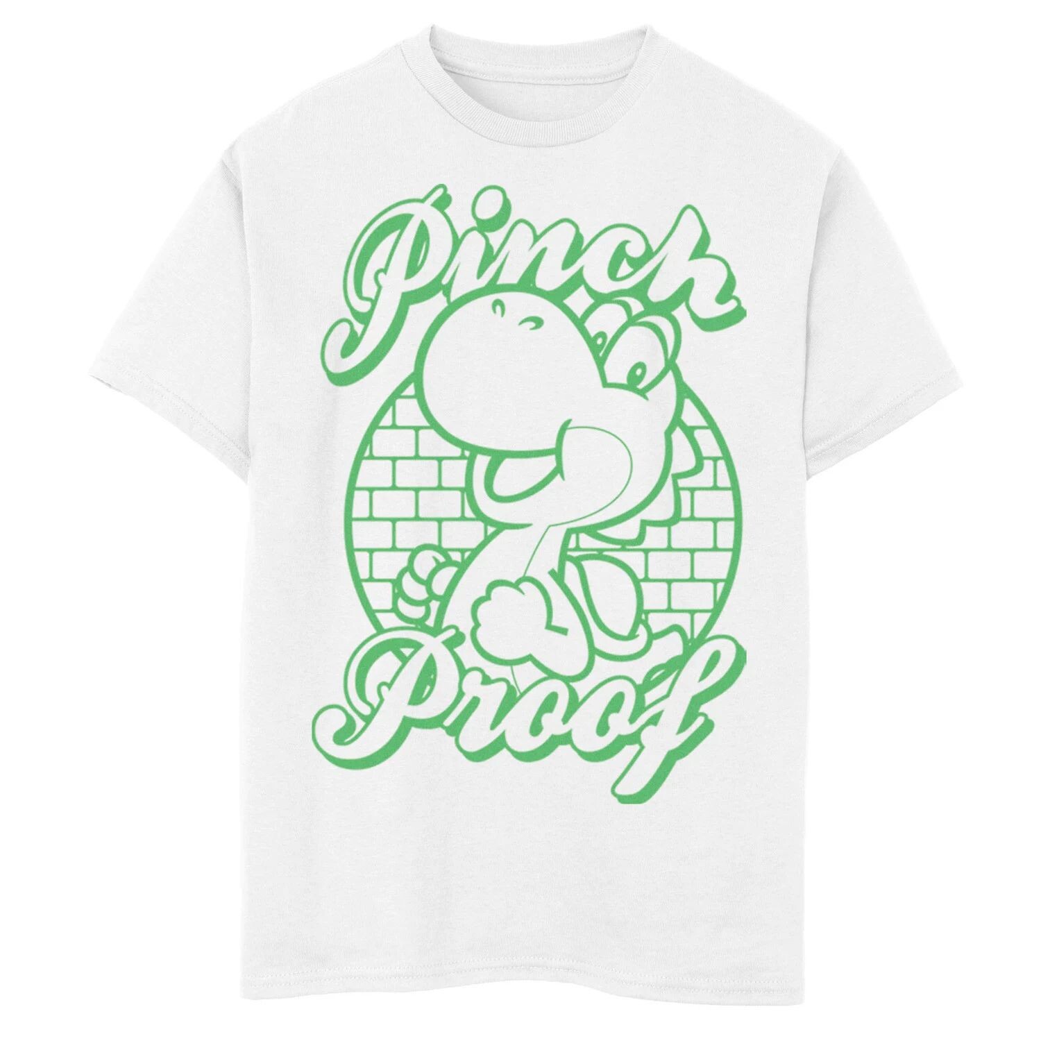 Футболка Yoshi для мальчиков 8–20 лет с защитой от защемления Licensed Character 
Футболка Yoshi для мальчиков 8–20 лет с защитой от защемления Licensed Character