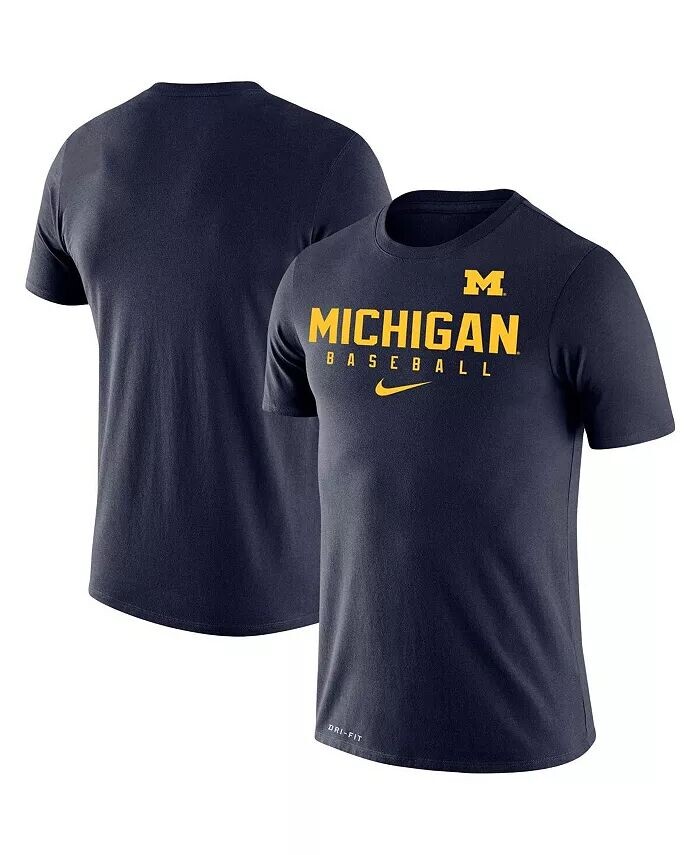 Футболка мужская темно-синяя с надписью «Michigan Wolverines Baseball Legend Performance» Nike
Футболка мужская темно-синяя с надписью «Michigan Wolverines Baseball Legend Performance» Nike