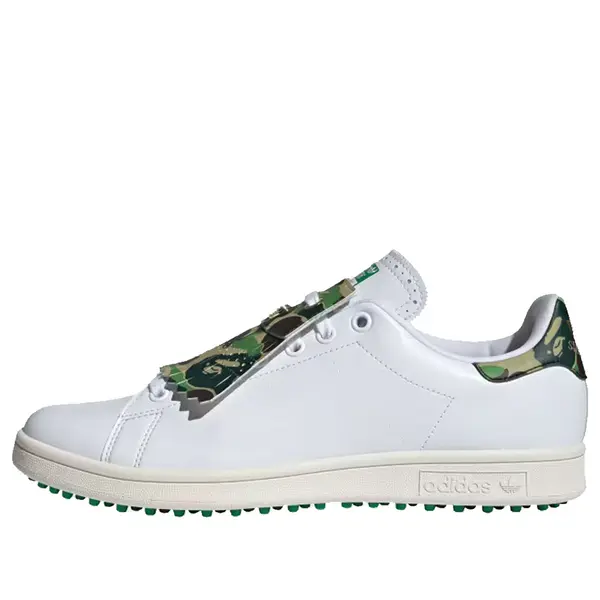 Кроссовки adidas originals x A BATHING APE Stan Smith Golf 'Cloud White Green', белый
Кроссовки adidas originals x A BATHING APE Stan Smith Golf 'Cloud White Green', белый