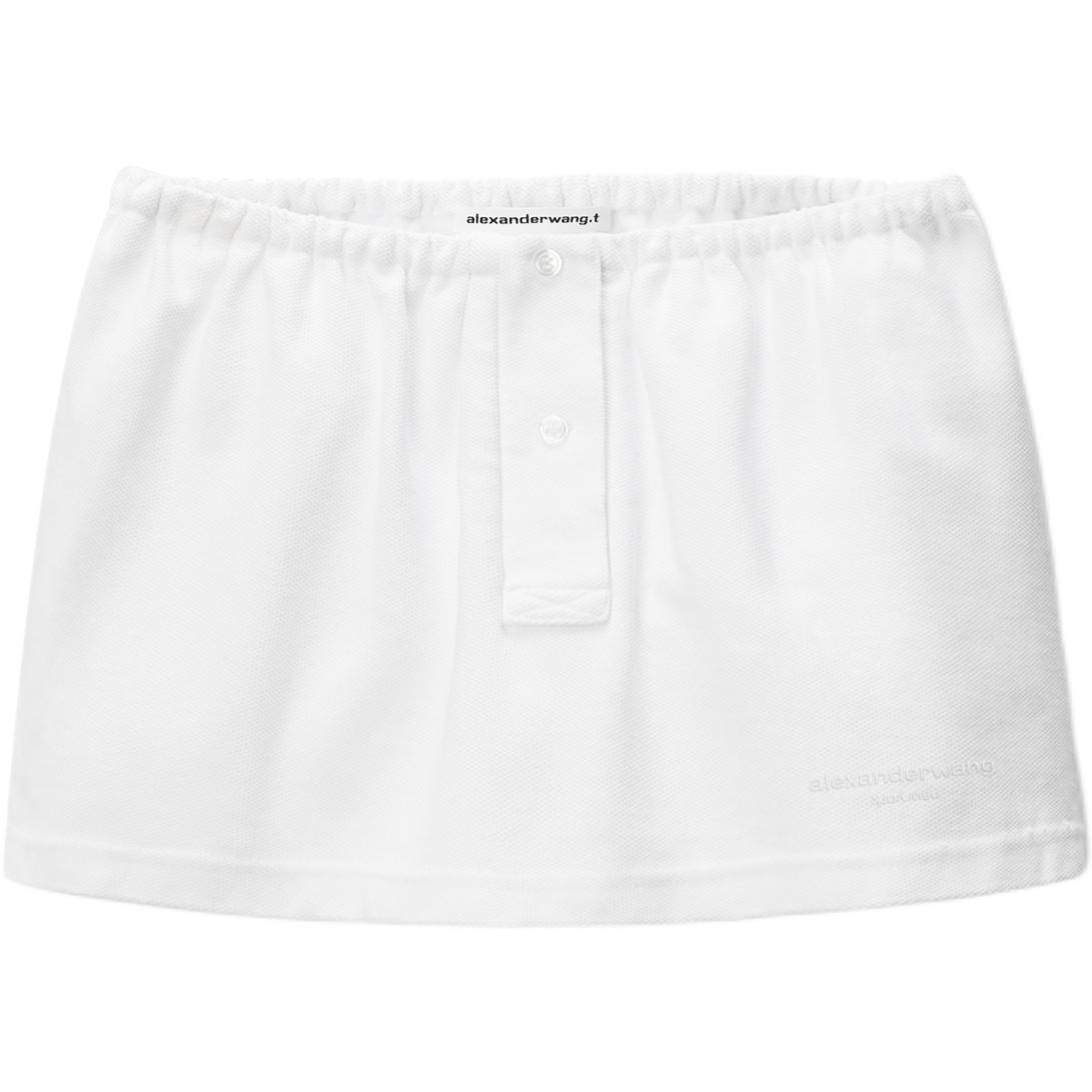 Шорты Elasticated waistband Buttoned Skirt Alexander Wang, белый
Шорты Elasticated waistband Buttoned Skirt Alexander Wang, белый