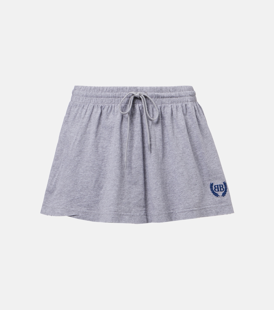 Лавровая хлопковая джерси мини-юбка Balenciaga, Heather Grey
Лавровая хлопковая джерси мини-юбка Balenciaga, Heather Grey