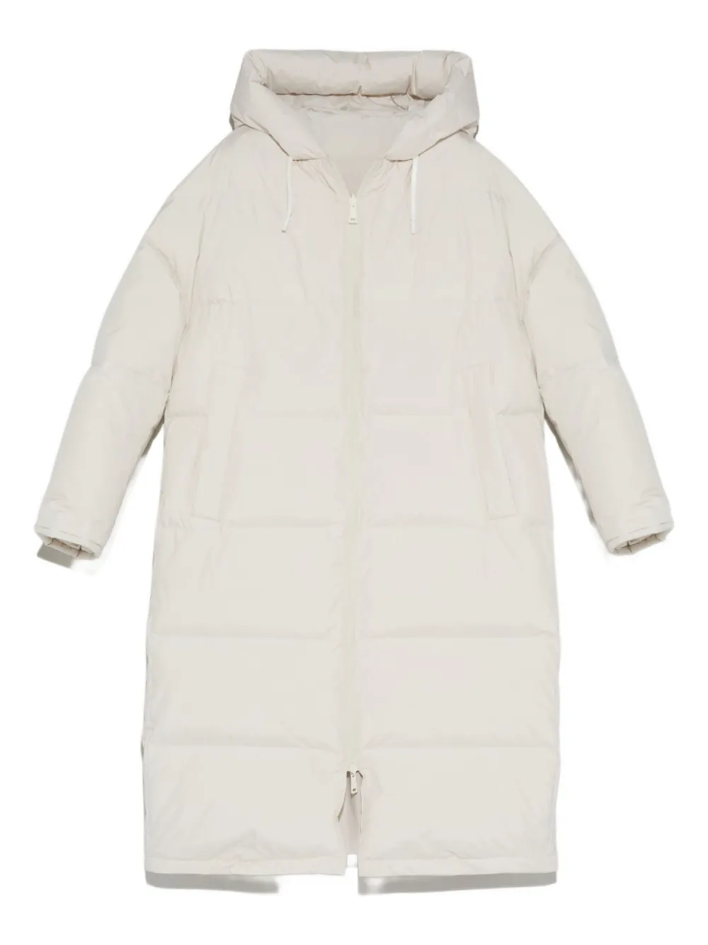 Стеганое пальто с капюшоном Yves Salomon, белый
Стеганое пальто с капюшоном Yves Salomon, белый