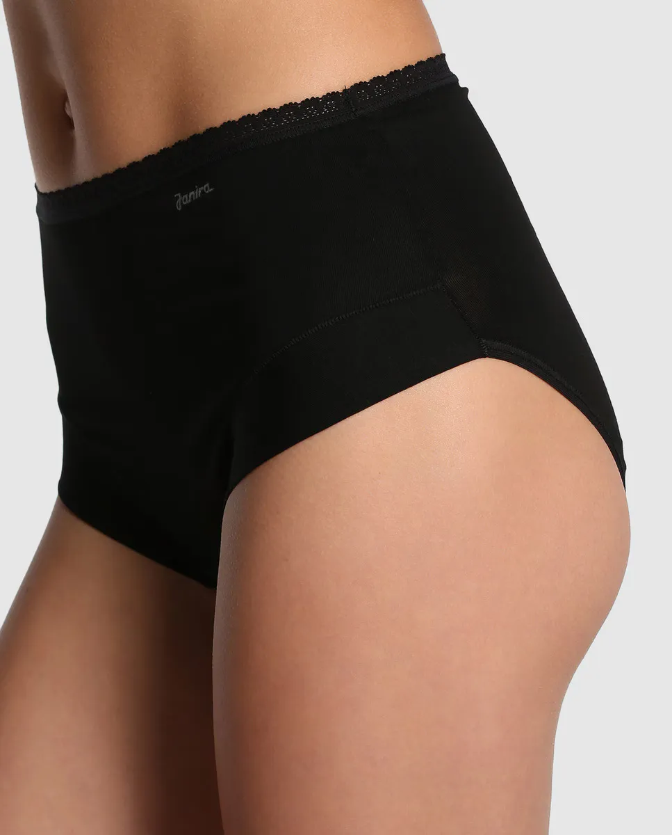 Женские высокие трусы Janira классического однотонного кроя, черный
Женские высокие трусы Janira классического однотонного кроя, черный