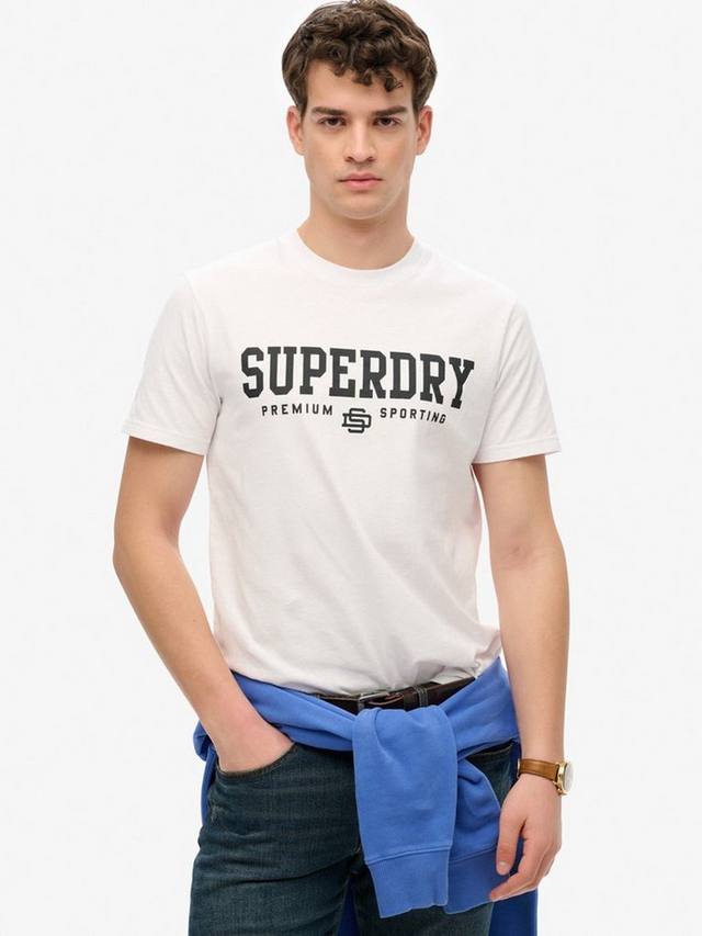 Хлопчатобумажная спортивная футболка обычного кроя с коротким рукавом core Superdry, цвет Optic
Хлопчатобумажная спортивная футболка обычного кроя с коротким рукавом core Superdry, цвет Optic