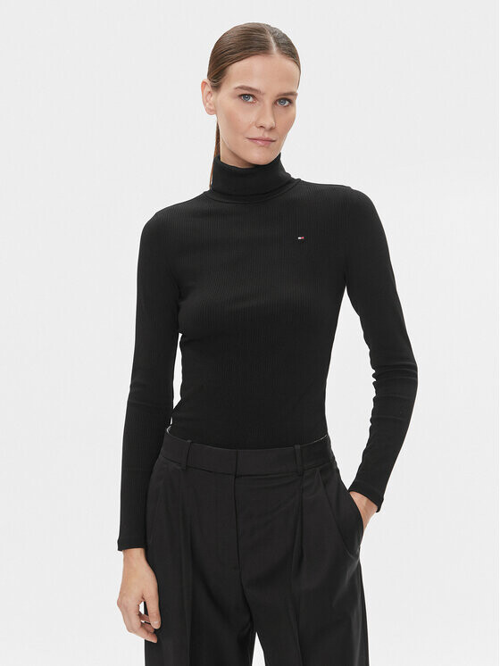 Свитер с высоким воротником приталенного кроя Tommy Hilfiger, черный
Свитер с высоким воротником приталенного кроя Tommy Hilfiger, черный