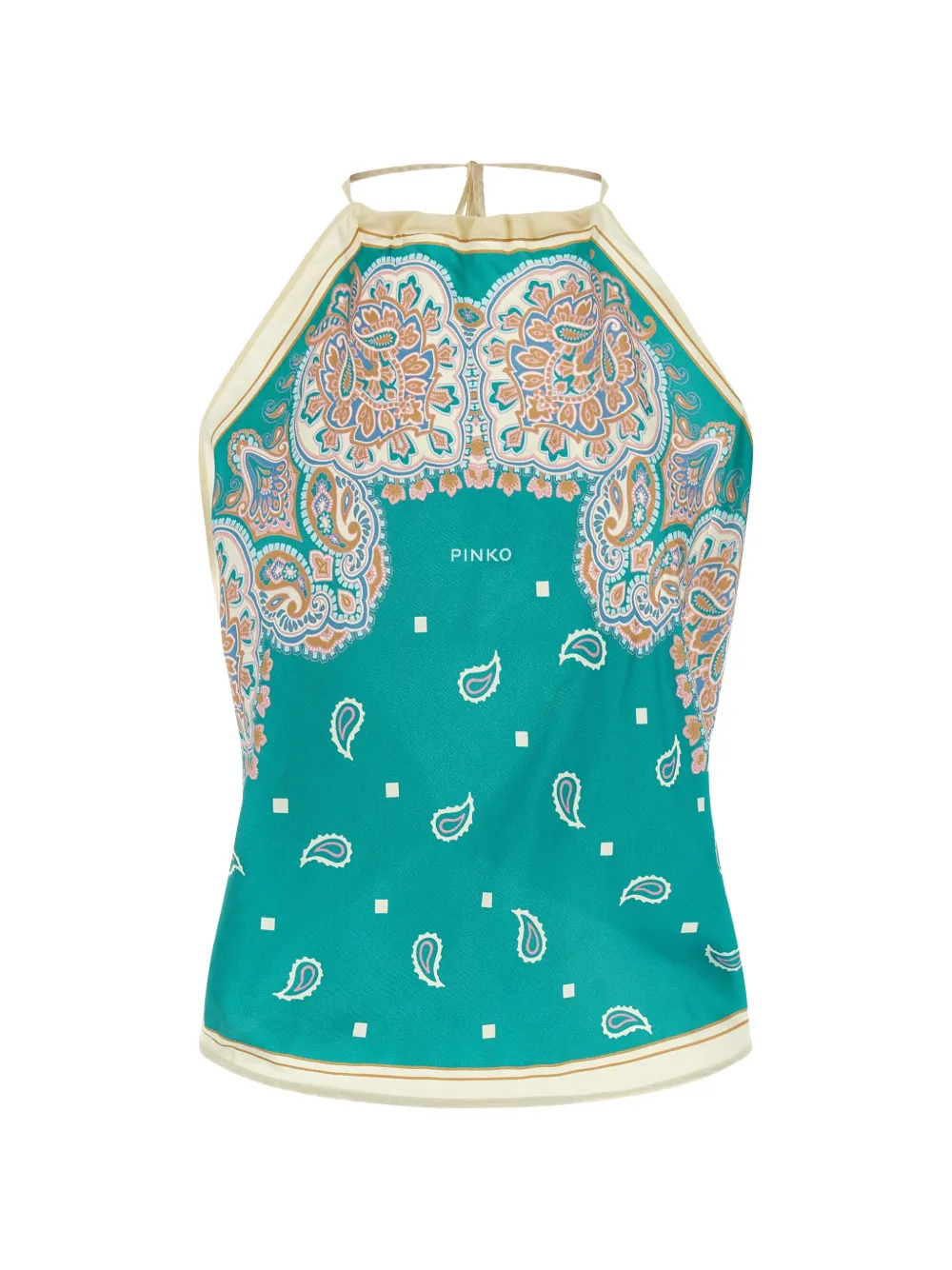 Топ с узором "пейсли" Pinko, зеленый
Топ с узором "пейсли" Pinko, зеленый