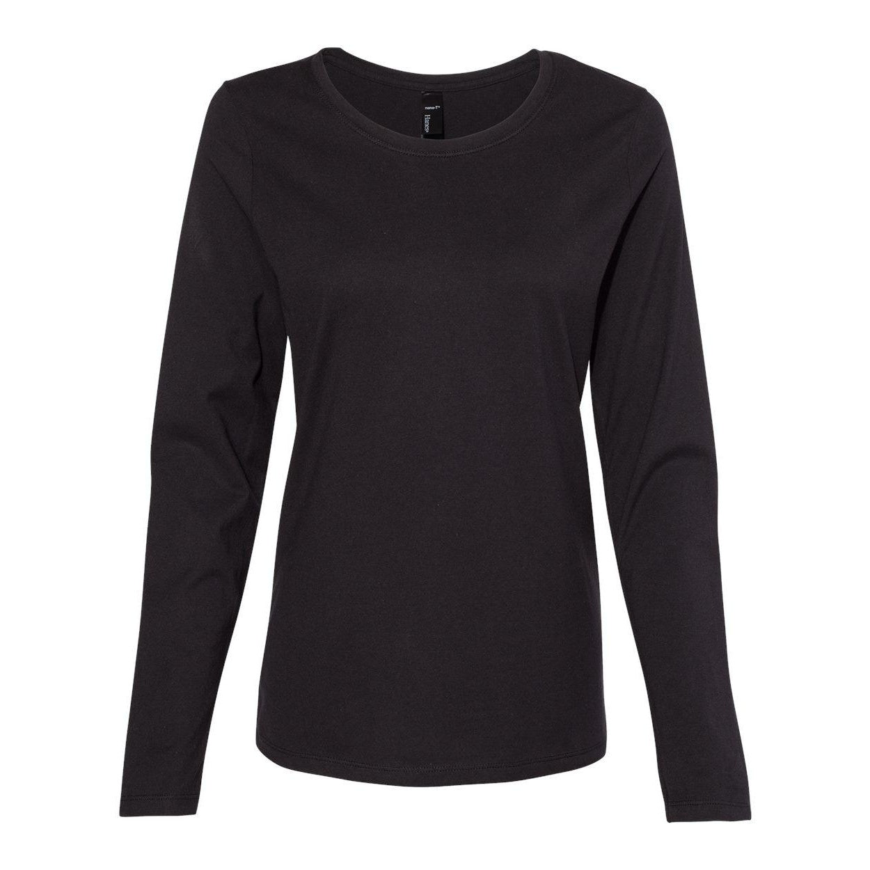Женская футболка Hanes Perfect-T с длинным рукавом и круглым вырезом, черный
Женская футболка Hanes Perfect-T с длинным рукавом и круглым вырезом, черный