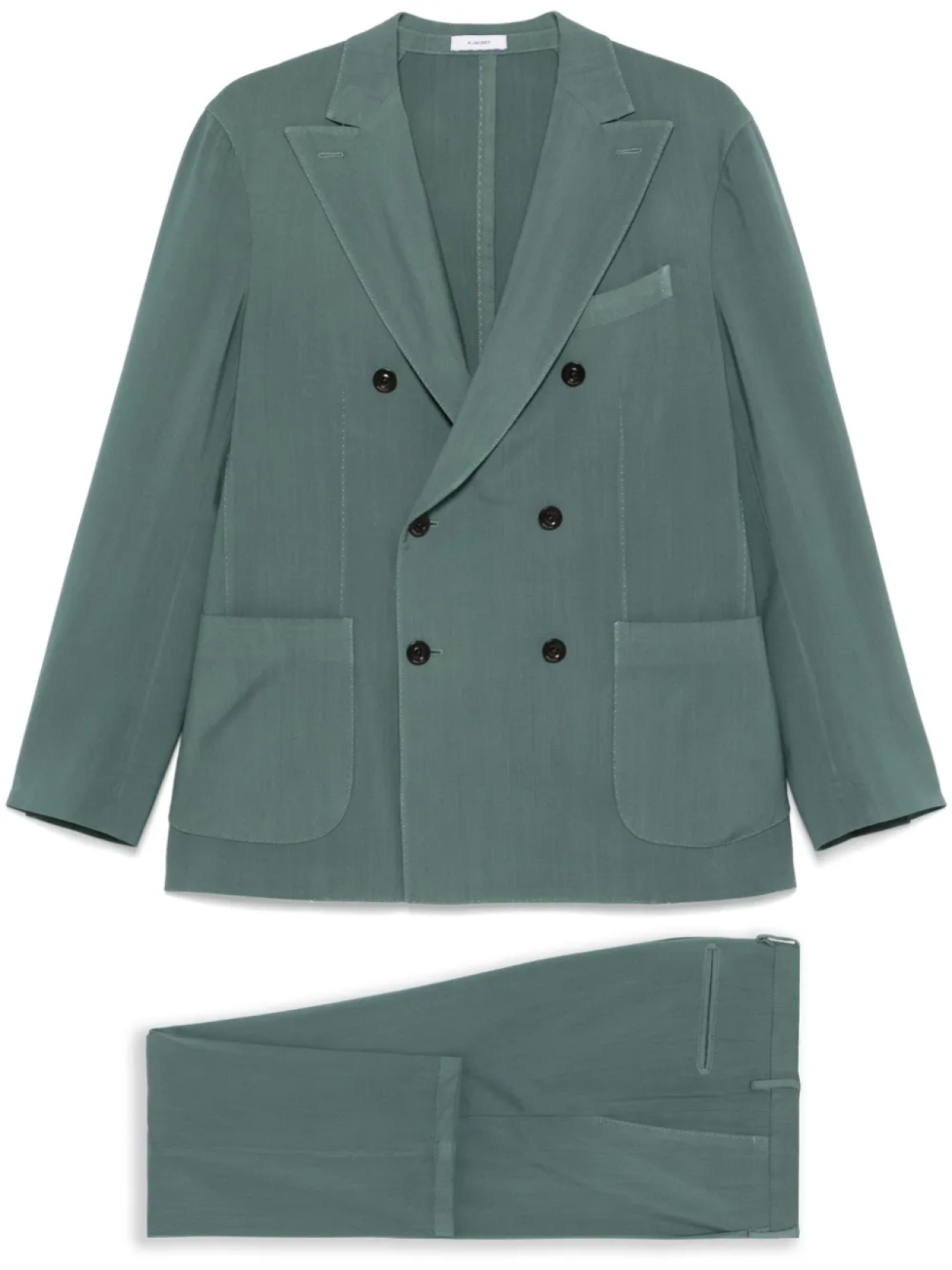 Костюм-двойка из вирджинской шерсти Boglioli, зеленый
Костюм-двойка из вирджинской шерсти Boglioli, зеленый