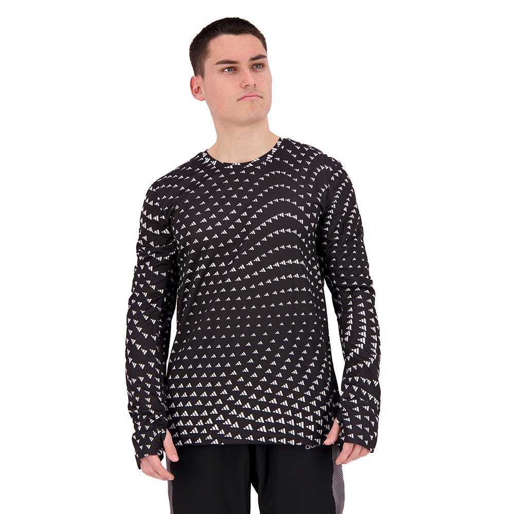 Лонгслив adidas Brand Love, черный 
Лонгслив adidas Brand Love, черный