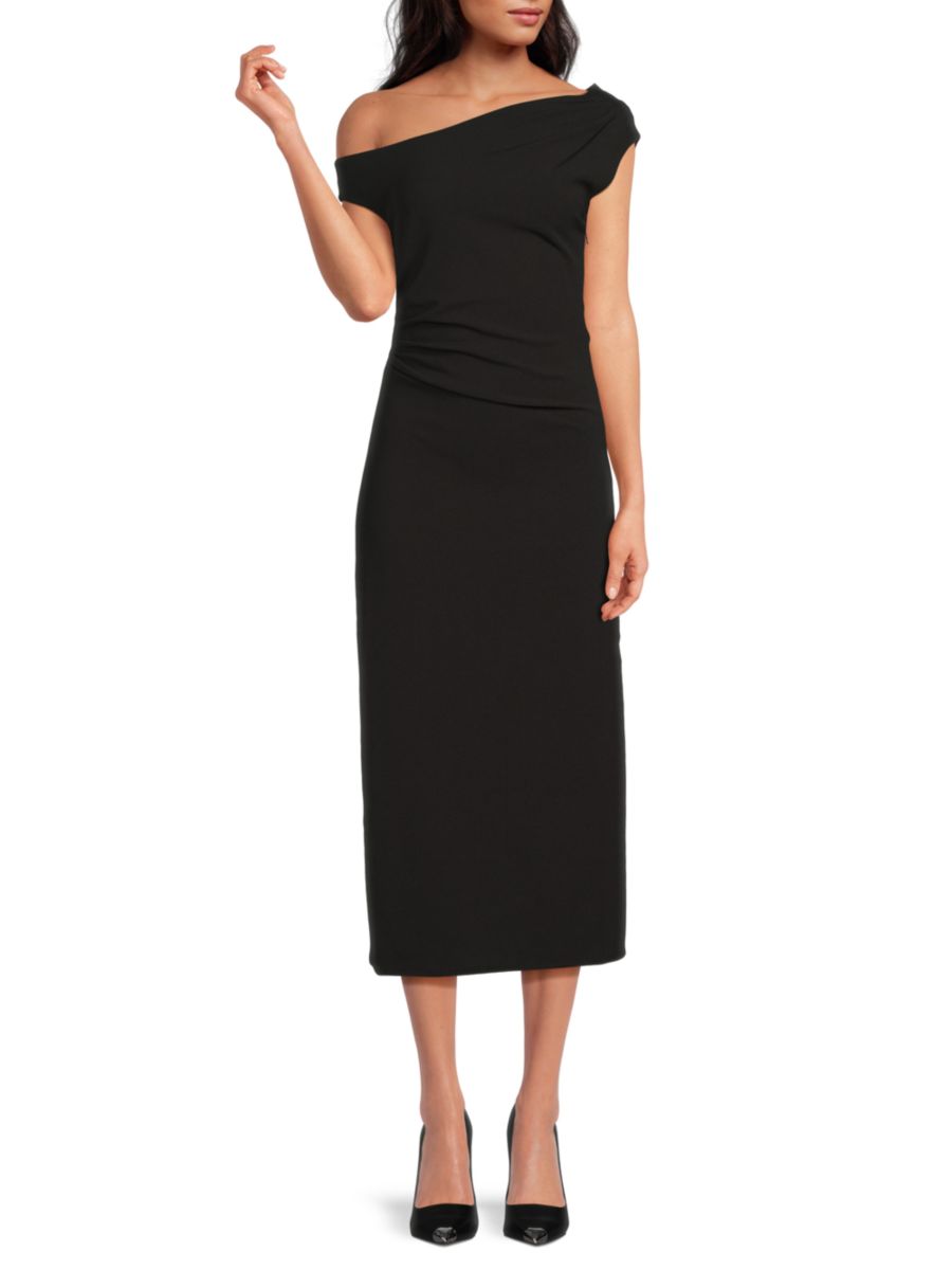 Платье-миди на одно плечо Gio Tanya Taylor, черный
Платье-миди на одно плечо Gio Tanya Taylor, черный