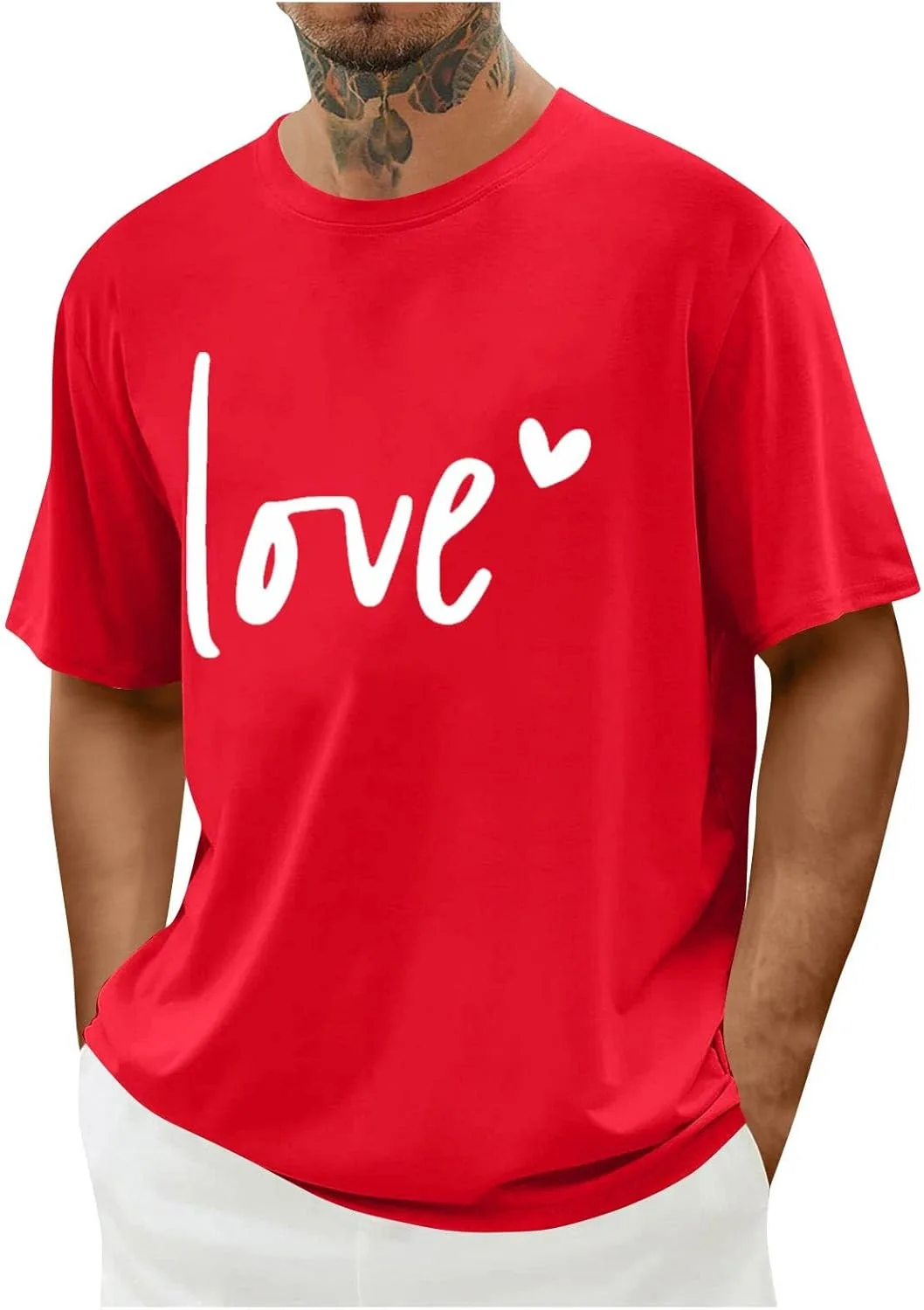 Мужская футболка Oversized Valentine's с принтом, летняя, с коротким рукавом
Мужская футболка Oversized Valentine's с принтом, летняя, с коротким рукавом