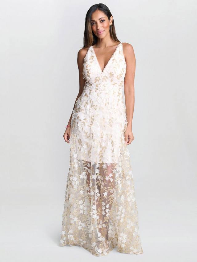 Платье макси Zafira с V-образным вырезом и вышивкой Gina Bacconi, Champagne
Платье макси Zafira с V-образным вырезом и вышивкой Gina Bacconi, Champagne