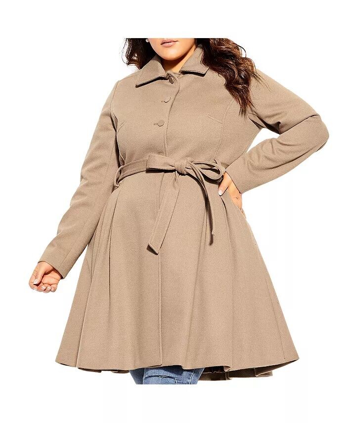 Женское пальто Blushing Belle CITY CHIC, коричневый/бежевый
Женское пальто Blushing Belle CITY CHIC, коричневый/бежевый
