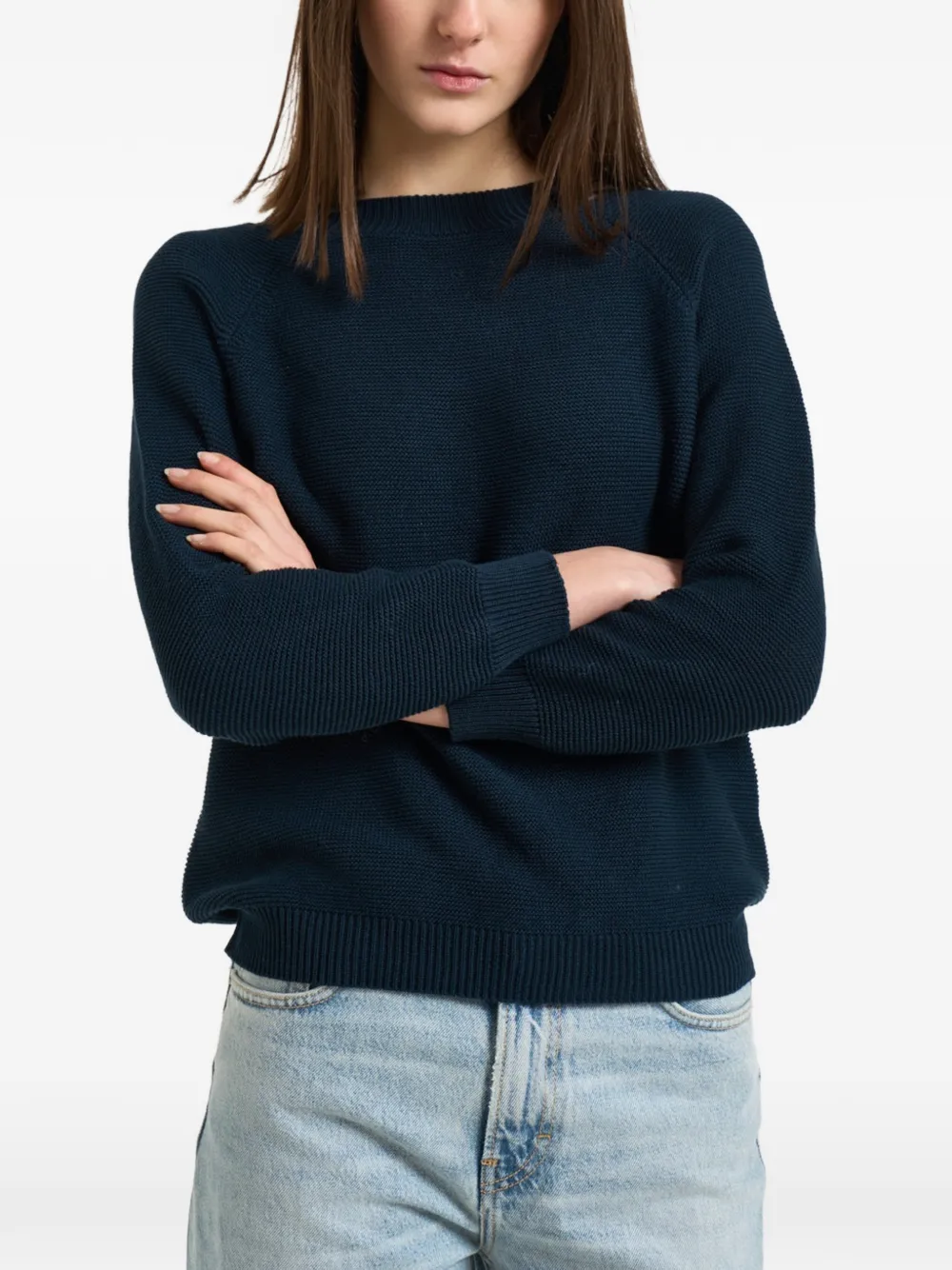 Свитер с круглым вырезом Weekend Max Mara, синий
Свитер с круглым вырезом Weekend Max Mara, синий