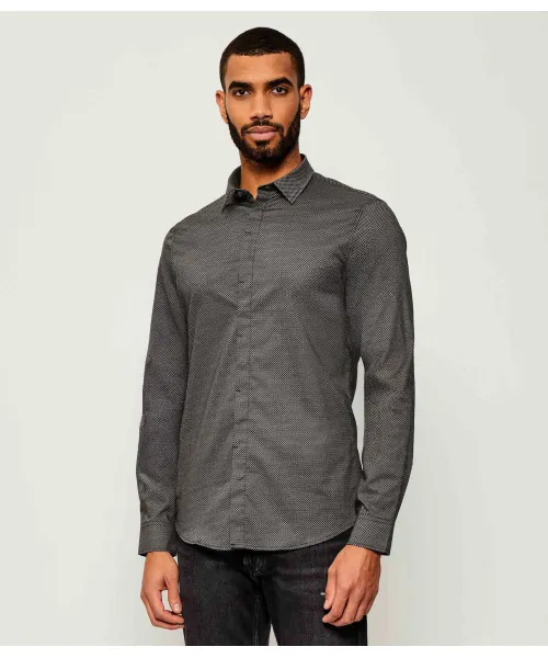 Рубашка Slim fit Armani Exchange, синий 
Рубашка Slim fit Armani Exchange, синий