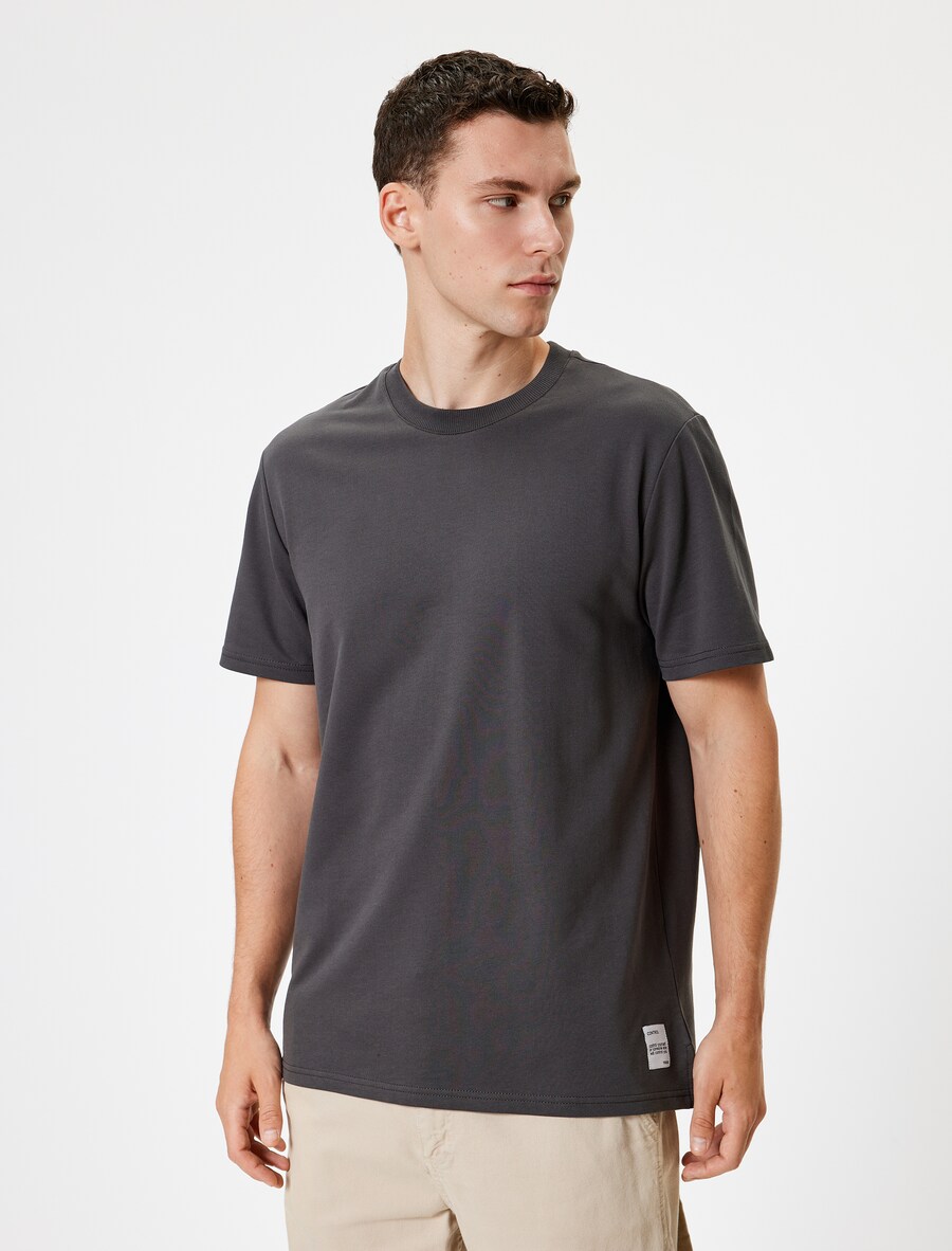 Рубашка Koton, антрацит 
Рубашка Koton, антрацит