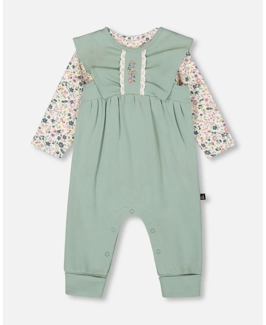 Детский хлопковый боди и комбинезон без рукавов для девочки, нефритово-зеленый - Baby Deux par Deux, Jade green
Детский хлопковый боди и комбинезон без рукавов для девочки, нефритово-зеленый - Baby Deux par Deux, Jade green