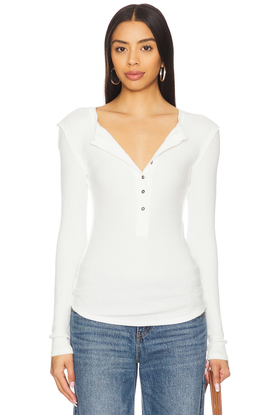 Футболка "Jamie henley" от Free People, ivory 
Футболка "Jamie henley" от Free People, ivory