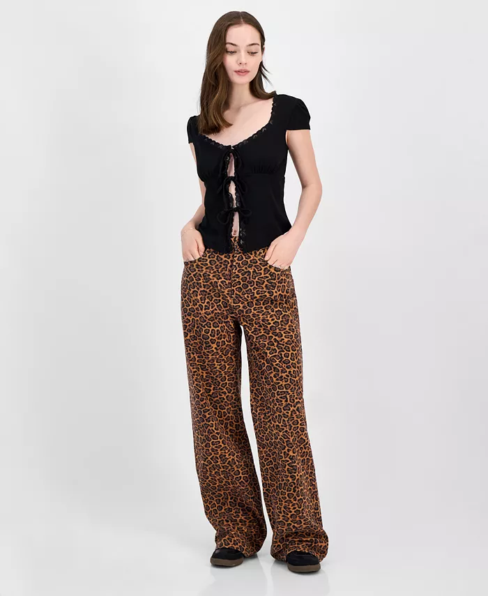 Джинсы с животным принтом и широкими штанинами для подростков Tinseltown, мультиколор
Джинсы с животным принтом и широкими штанинами для подростков Tinseltown, мультиколор