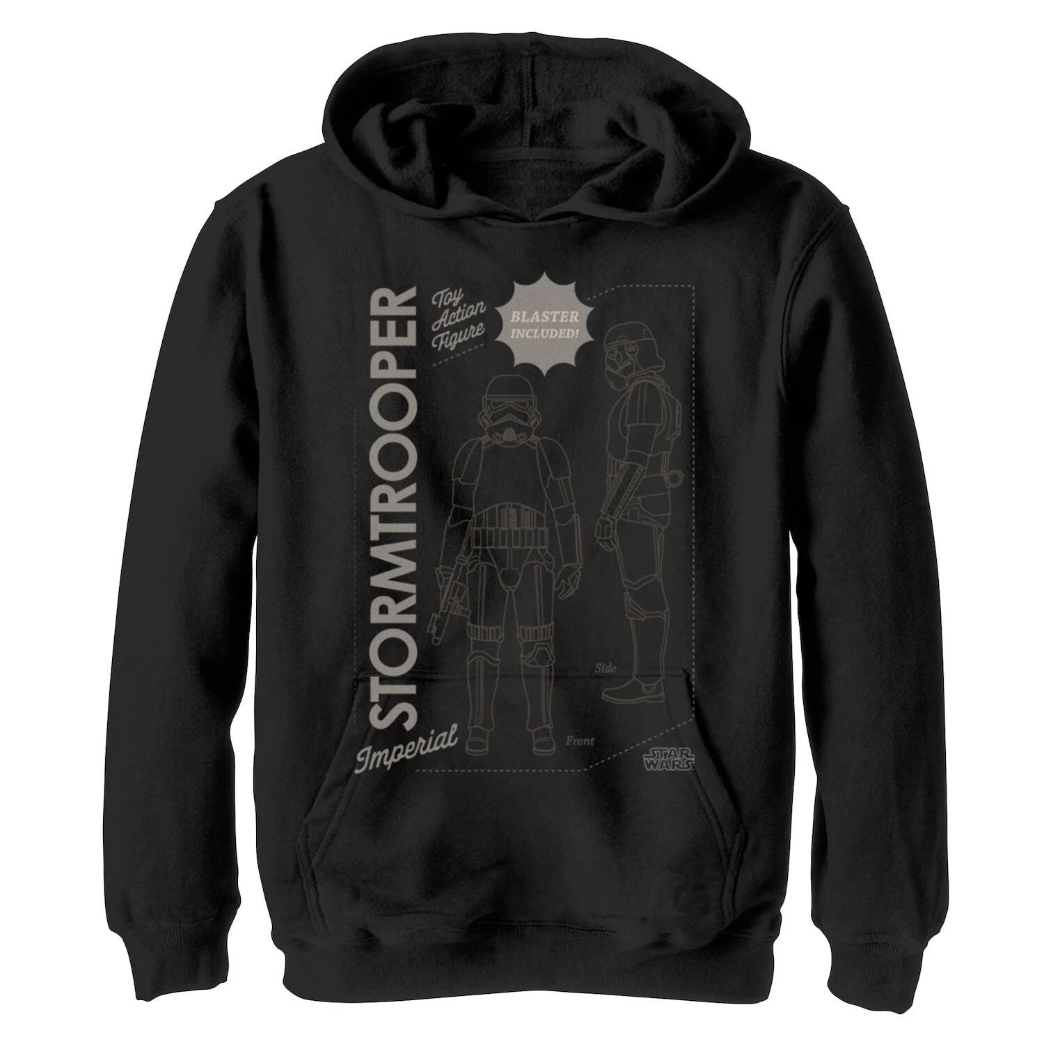 Толстовка с изображением фигурки мандалорского штурмовика для мальчиков 8–20 лет «Звездные войны» Star Wars