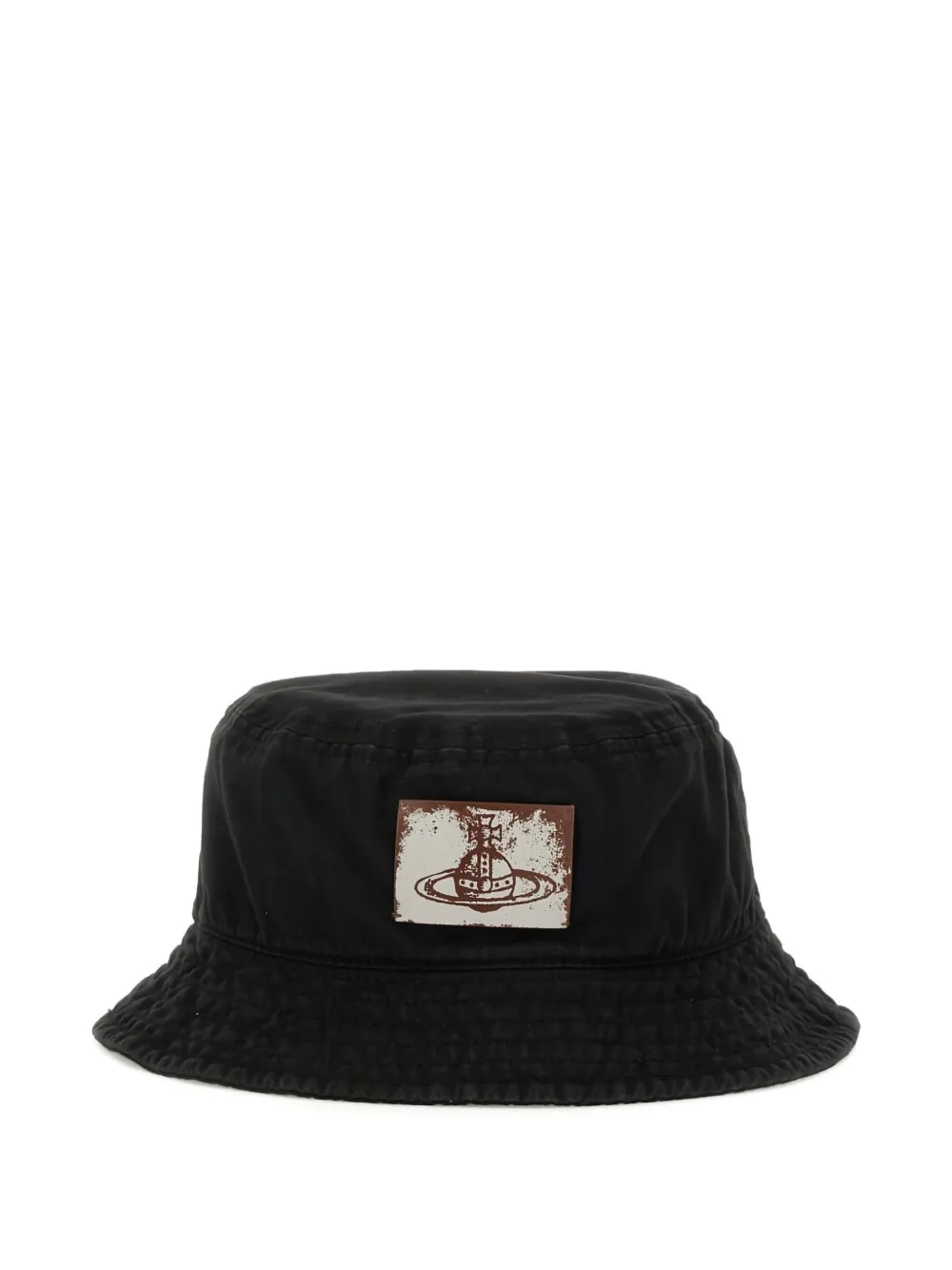 Хлопковая панама с логотипом Vivienne Westwood, черный 
Хлопковая панама с логотипом Vivienne Westwood, черный