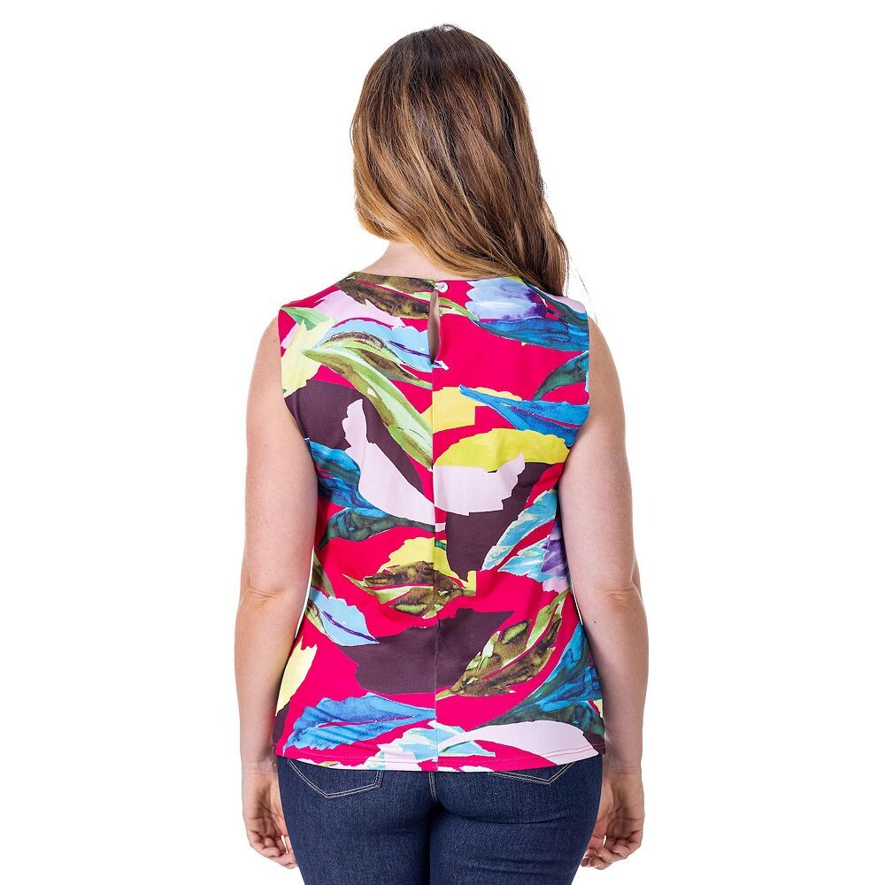 Женский топ без рукавов с круглым вырезом и застежкой сзади 24Seven Comfort Apparel, цвет Pink Multi
Женский топ без рукавов с круглым вырезом и застежкой сзади 24Seven Comfort Apparel, цвет Pink Multi