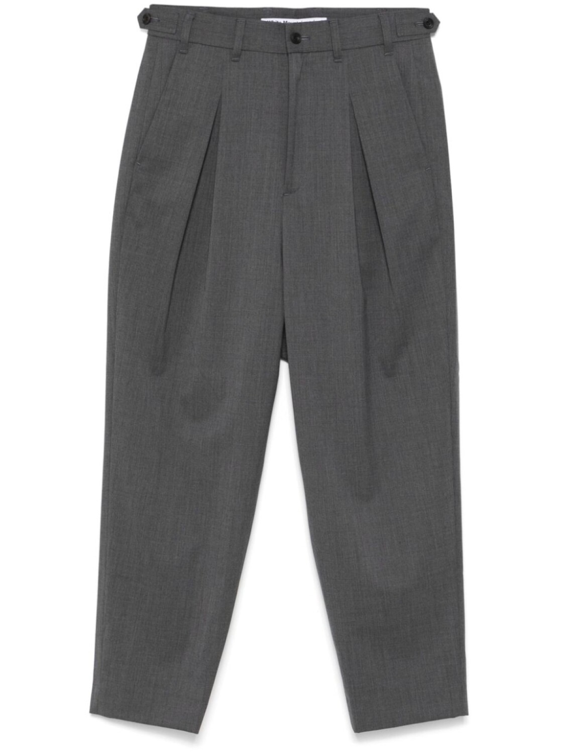 Брюки широкие с двумя защипами White Mountaineering, серый
Брюки широкие с двумя защипами White Mountaineering, серый