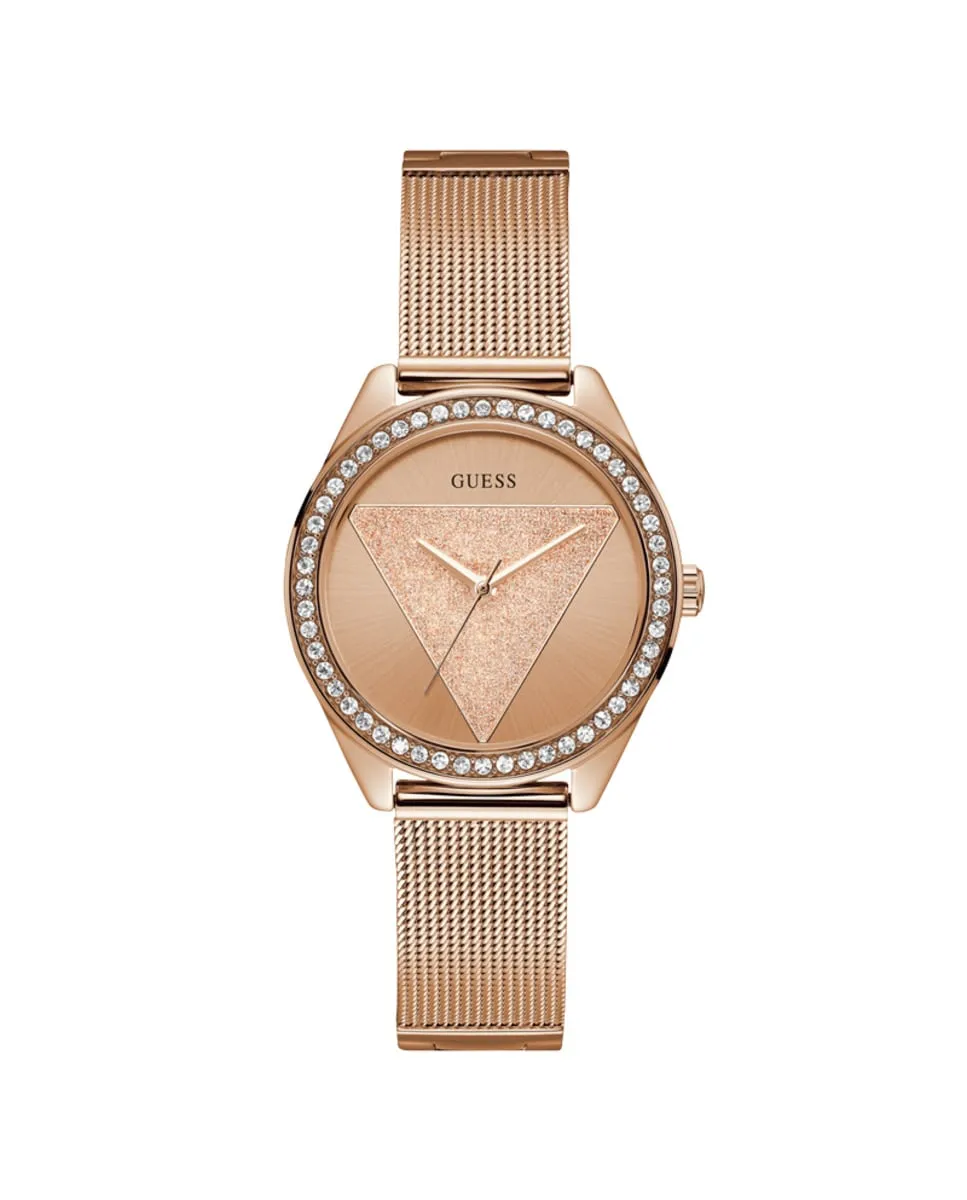 Женские часы Tri glitz W1142L4 из стали и розового золота на ремешке Guess, золото
Женские часы Tri glitz W1142L4 из стали и розового золота на ремешке Guess, золото