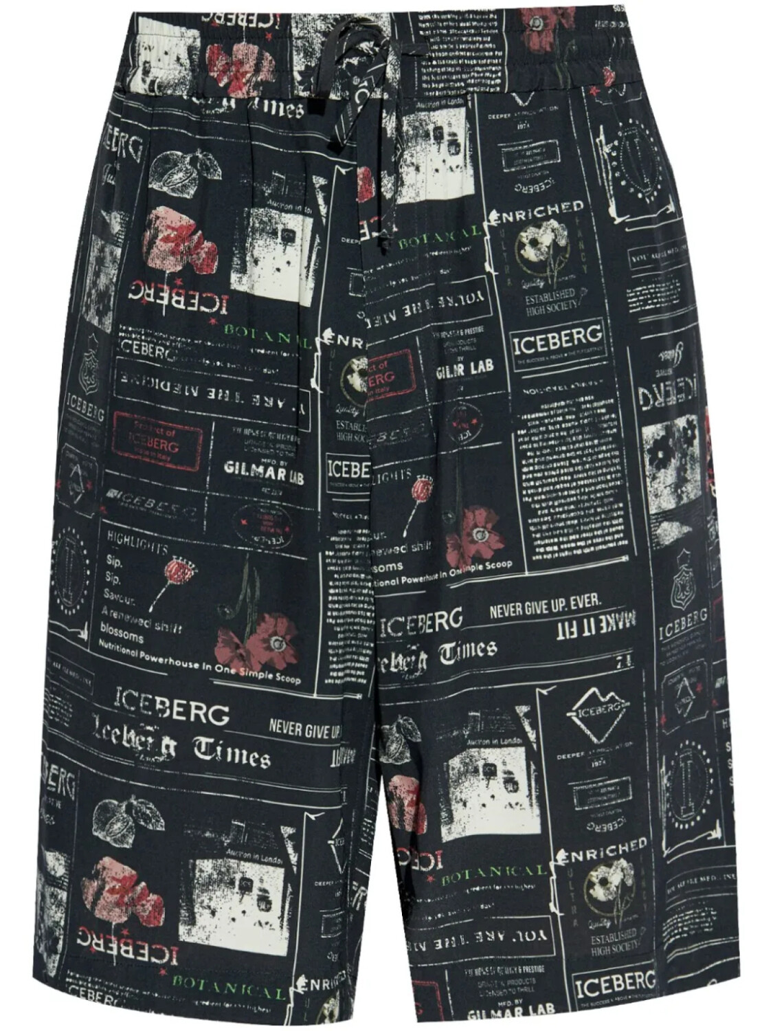 Шорты с принтом «Айсберг» Iceberg, черный
Шорты с принтом «Айсберг» Iceberg, черный