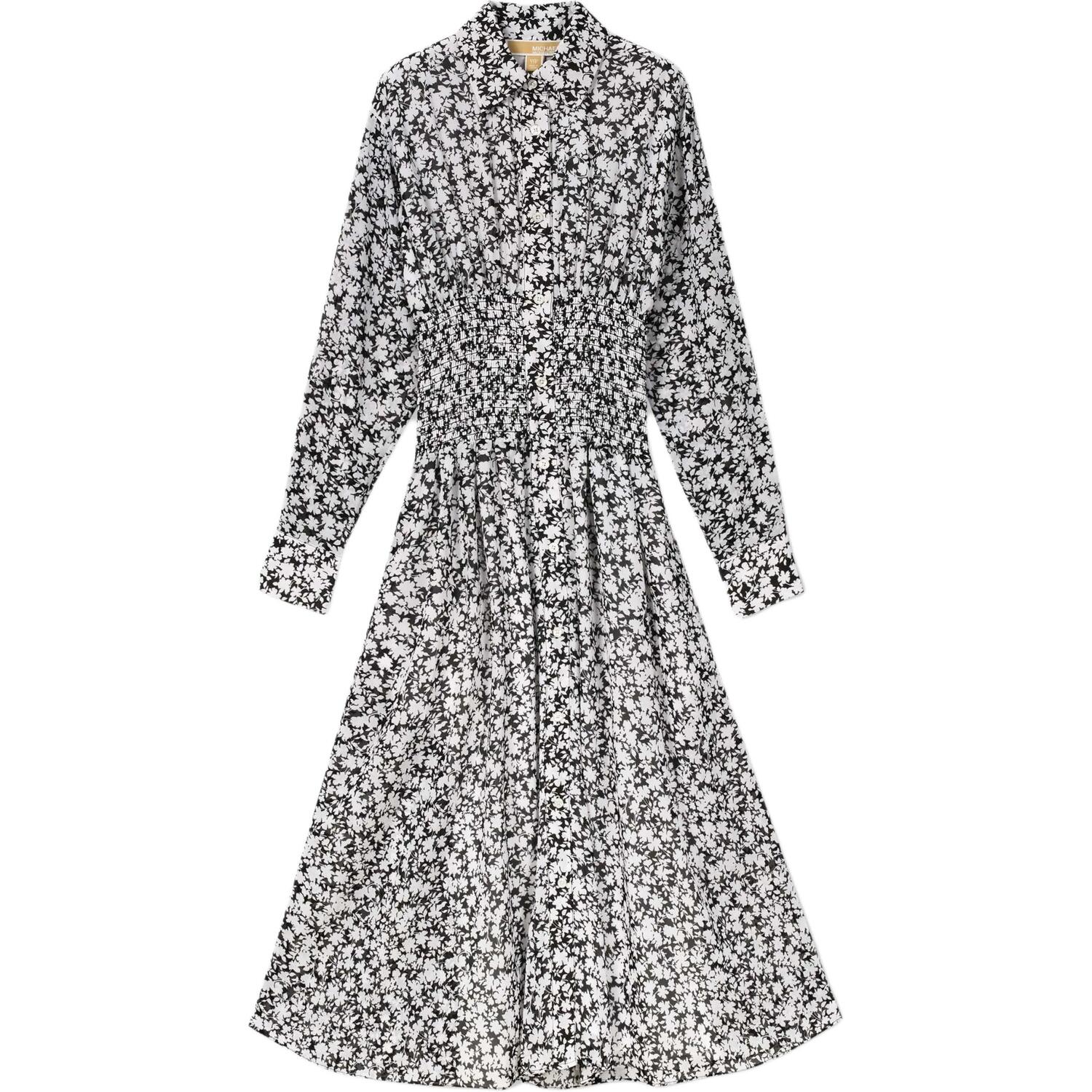 Миди-платье Michael Floral Smocked Shirt MICHAEL KORS, белый
Миди-платье Michael Floral Smocked Shirt MICHAEL KORS, белый