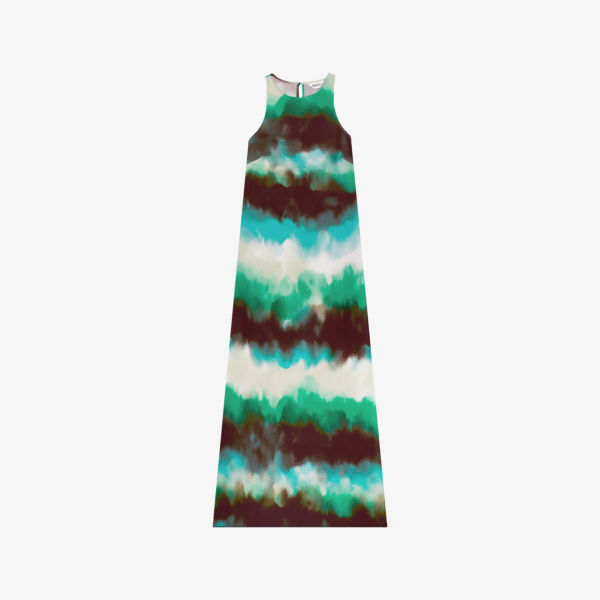 Платье миди Ro&Zo без рукавов из эластичной ткани с принтом "акварель", зеленый
Платье миди Ro&Zo без рукавов из эластичной ткани с принтом "акварель", зеленый